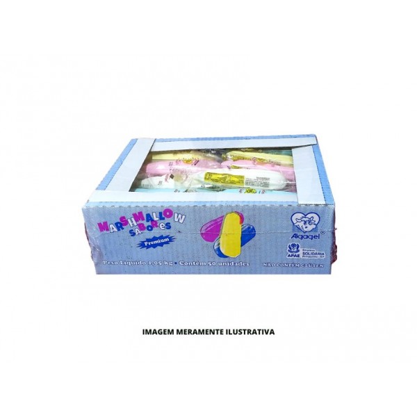 ALGAGEL MARSHMALLOW COLORIDO 1X50X20,5G